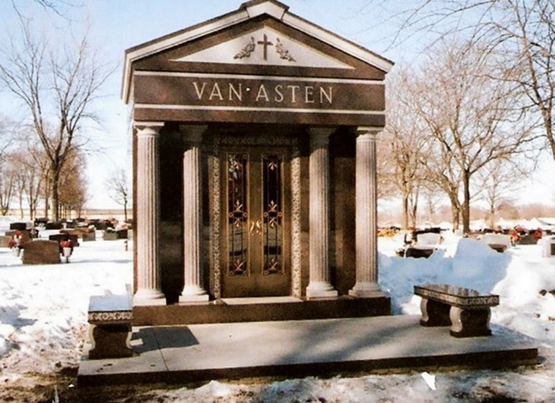 Rock of Ages Family Private and Estate Mausoleum Van Asten